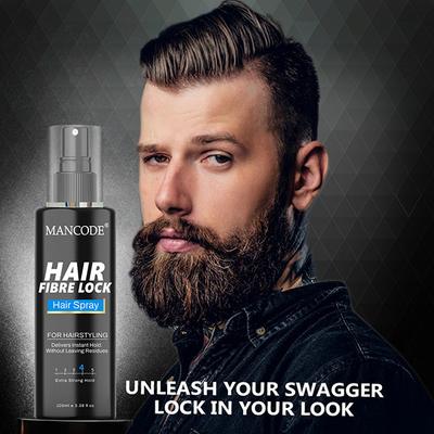 Mancode Hair Fibre Lock Hair Spray For Hair Styling, Lightweight And Delivers Instant Hold 100 ml - Hair Treatment