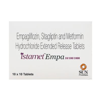ISTAMET EMPA 10/100/1000 Tablet 10's - Diabetes-Ant