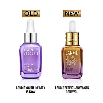 Lakme Retinol Advanced Renewal Serum 30 ml - Dark Circle & Wrinkle Busters