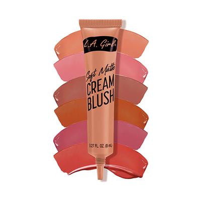 L.A.Girl Soft Matte Cream Blush with Vitamin E + Jojoba Oil - GBL445 Hot Shot 8ml - Blushes