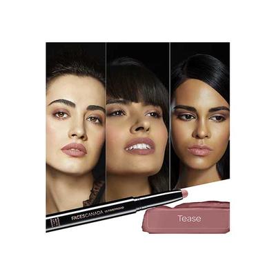 Faces Canada Ultimepro Hd Intense Matte Lips + Primer Tease 14 1.4 Gm - Lip Crayons