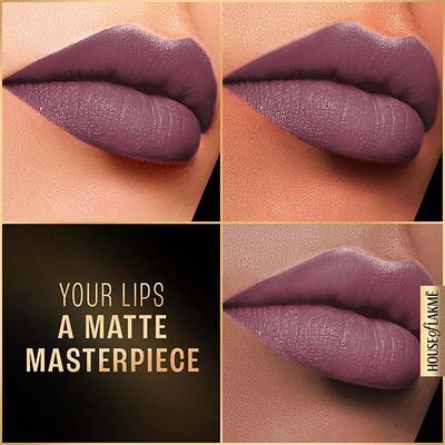 Lakme Forever Matte Liquid Lip, 16hr Lipstick, Mauve Ecstasy, 5.6ml - Liquid Lipsticks