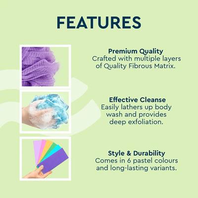 Gubb Exfoliating Bath Loofah- Lilac 1's - Loofahs & Sponges
