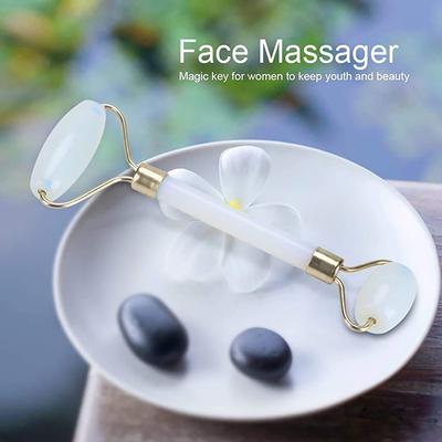 Kazarmaa Jade roller - Face Massager (White) 70 gm - Massagers