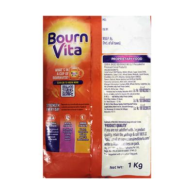 BournVita Strength Everyday Drink (for 7-9 Years) Pouch 1 kg - Kids Nutrition
