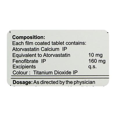 ATORSTIN F Tablet 10's - High Cholesterol-Dys