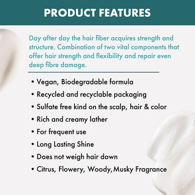Alfaparf Milano Reparative Low Shampoo For Dry & Damage Hair, Bond Repair 250 ml - Shampoos