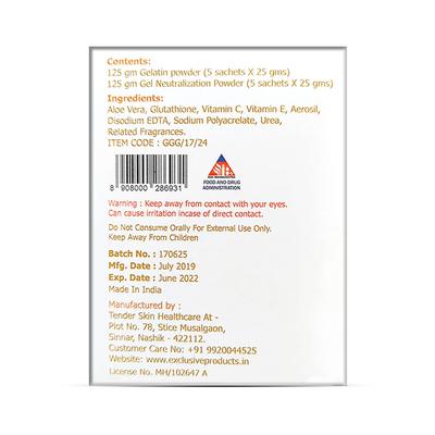 Glutaglow Glutathione Pedicure for Refreshing Moisturizing and Rejuvenating Feet 5 in One Pack 1's - Foot Scrubs