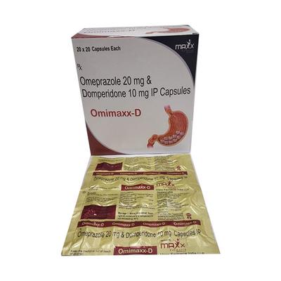 OMIMAXX D Capsule 20's - Ulcer/Reflux/Flatulence-Aaa