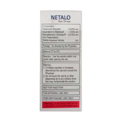 NETALO Eye Drops 3ml - Glaucoma-Ant