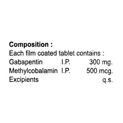 GAPITAS M Tablet 10's - Neuropathic Pain-Dru