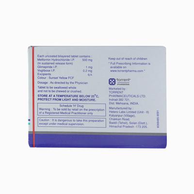 Azulix MV 1/0.2mg Tablet 10'S - Diabetes-Ant