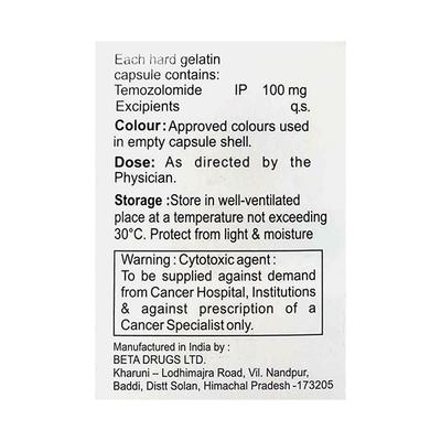 Temcad 100mg Capsule 5'S - Cancer Oncology-Cyt