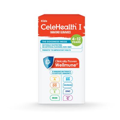 Celehealth Kidz Immuno Plus Gummies - Pink Guava (4 - 12 Yrs) 30's - Kids Nutrition