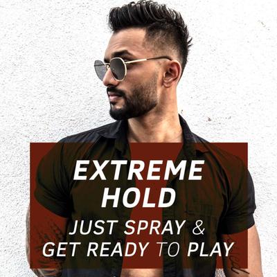 Ustraa Hair Fixing Spray - Strong Hold Hard Set with Apple Cider Vinegar 250ml - Hair Gels & Waxes