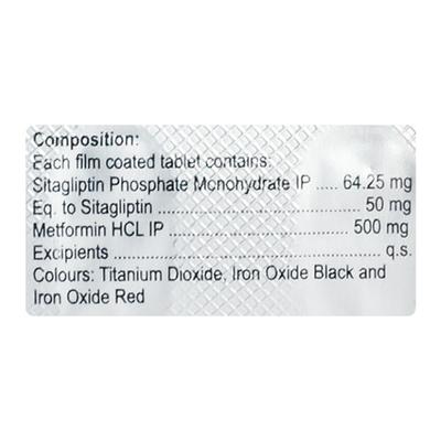 SITACOSE M 500 Tablet 10's - Diabetes-Ant