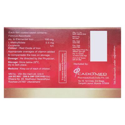 Bravofer Tablet 10'S - Anaemia-VMA