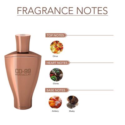 Ajmal Khallab EDP Woody Oudh Perfume And CD 99 Mukhallat Concentrated Perfume Oil Floral Oriental 64 ml - Perfumes (Edt/Edp)