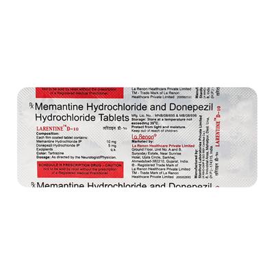 Larentine D 10 Tablet 10'S - Alzheimer-Neu