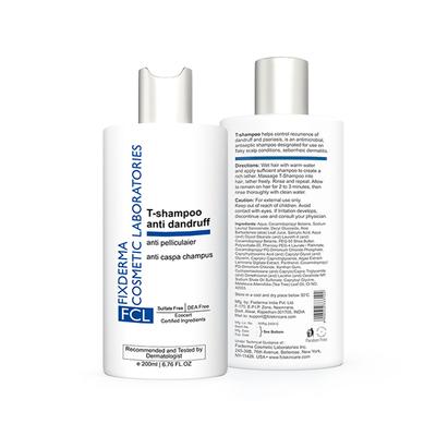 Fixderma Cosmetic Laboratories (FCL) Anti Dandruff T-Shampoo 200 ml - Shampoos