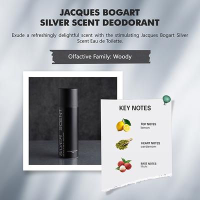 Jacques Bogart Silver Scent Deodorant Spray 200 ml - Deodorants/Roll-Ons