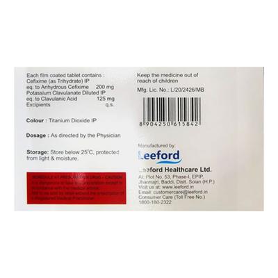 CEFITAXE CV Tablet 10's - Bacterial Infections-Cep