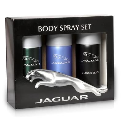 Jaguar Classic Black + Classic + For Men Deo Combo Set - Pack of 3 450 ml - Men Deodorants/Roll-Ons