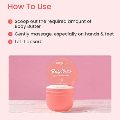 Earth Rhythm Honey and Shea Body Butter 150 gm - Body Butter