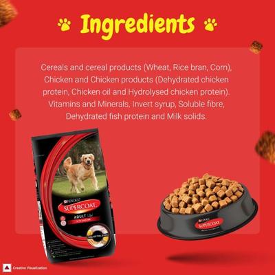 Nestle Purina Supercoat Adult With Chicken Dog Food 2.5 kg - Petfood