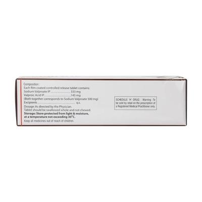 Valgress CR 500mg Tablet 10'S - Epilepsy/Convulsion-Ant