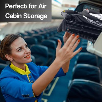 R for Rabbit Pocket Stroller Lite Stroller - Black & White 1's - Baby Safety