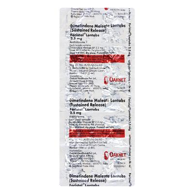 Foristal Lontabs 2.5mg Tablet 10'S - Allergies-Ant