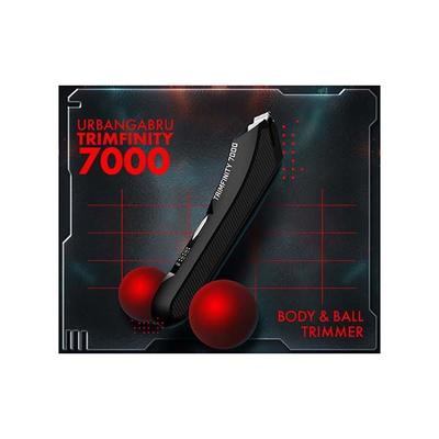 UrbanGabru Trimfinity 7000 Body Trimmer for Men, Safest Body & Ball Trimmer, Waterproof, Ceramic Blades, Cordless, Rechargeable, Wireless Fast Charging, Travel Lock 1's - Trimmers