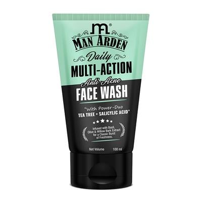 Man Arden Daily Multi-Action Anti-Acne Face Wash 100 ml - Face Washes