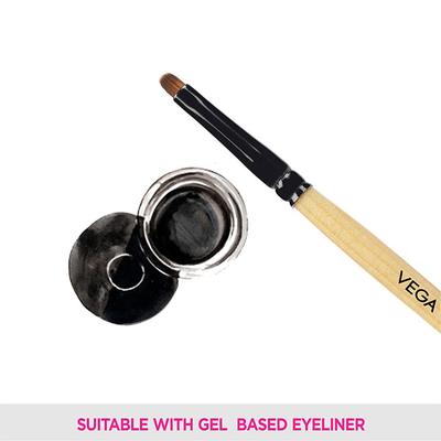 Vega Gel Eye Liner, Wooden Color 2's - Eye Brush