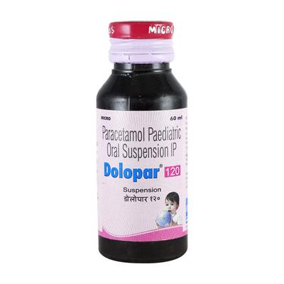 DOLOPAR 120 Suspension 60ml - Fever-Non