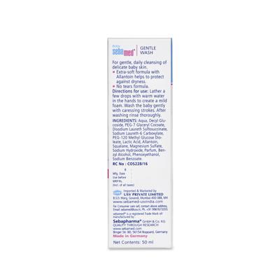 SEBAMED BABY GENTLE Wash 50ml - Baby Body Wash