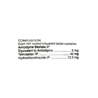 Amodep Tmh 40mg Tablet 10'S - Hypertension-Ang