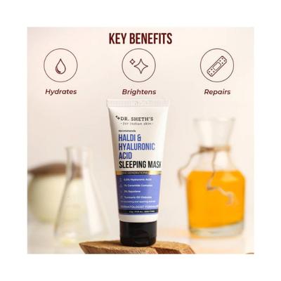 Dr. Sheth's Haldi & Hyaluronic Acid Sleeping Mask 40 gm - Face Mask