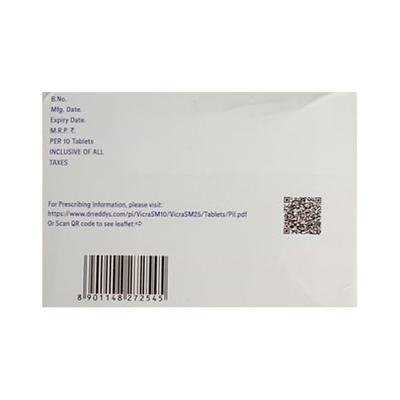 VICRA SM 25 Tablet 10's - Diabetes-Ant