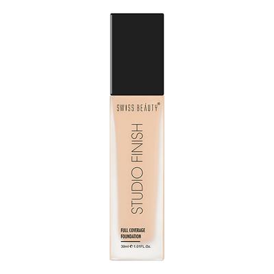 Swiss Beauty Studio Finish Full Coverage Foundation - (Ivory Rose) 30 ml - Foundation