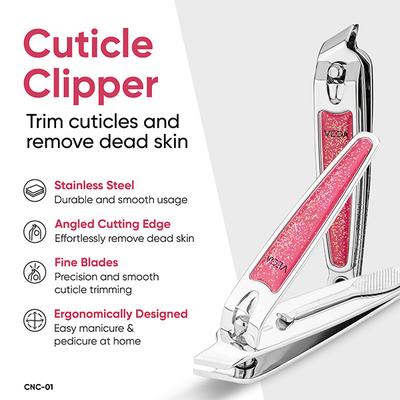 Vega Cuticle Clipper (CNC - 01) 1's - Manicure & Pedicure Kits