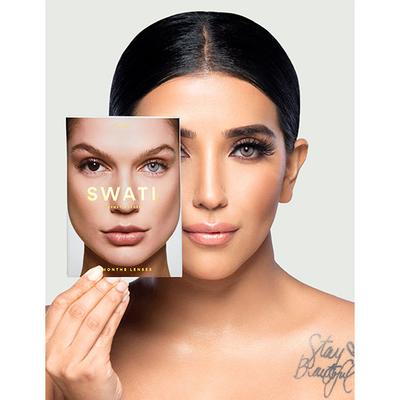 Swati Cosmetics Coloured Lenses Pearl 6 Month Contact Lenses ( - 2.25) 1's - Eyecare Lenses