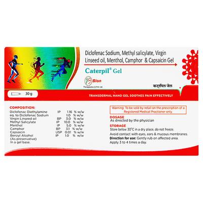 CATERPIL Gel 30gm - Pain relief-Nsa