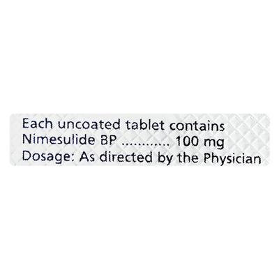 NIMUPAIN 100mg Tablet 10's (se) - Pain relief-Nsa