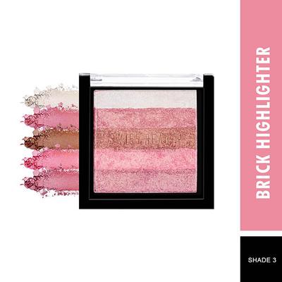 Swiss Beauty Brick Highlighter - (Shade-03) 7gm - Highlighters & Illuminators