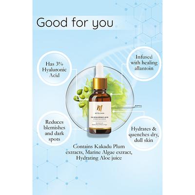 MyGlamm 3% Hyaluronic Acid Hydrating Serum 1 gm - Face Serum