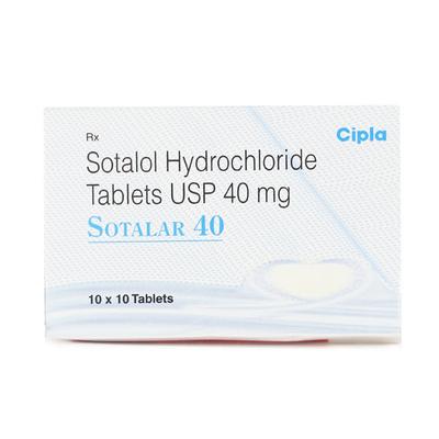 Sotalar 40mg Tablet 10'S - Hypertension-Bet