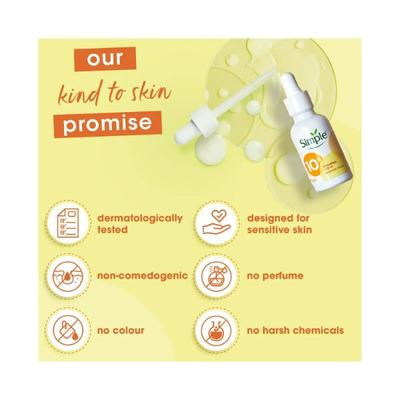 Simple Booster Serum 10% Vitamin C+E+F For Youthful Glowing Skin 30 ml - Face Mists