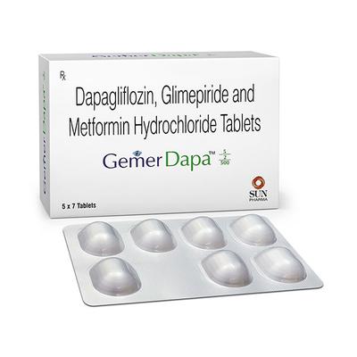 GEMER DAPA 5/2/500 Tablet 7's - Diabetes-Ant
